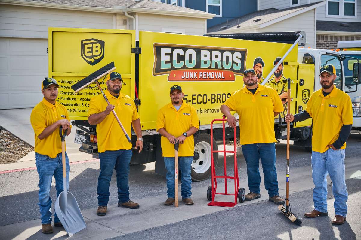 Eco Bros Junk Removal crew in San Marcos