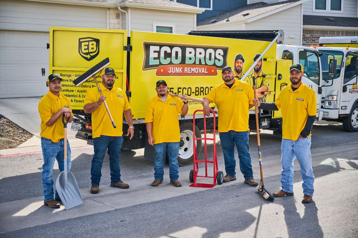 Eco Bros Junk Removal crew in Elgin