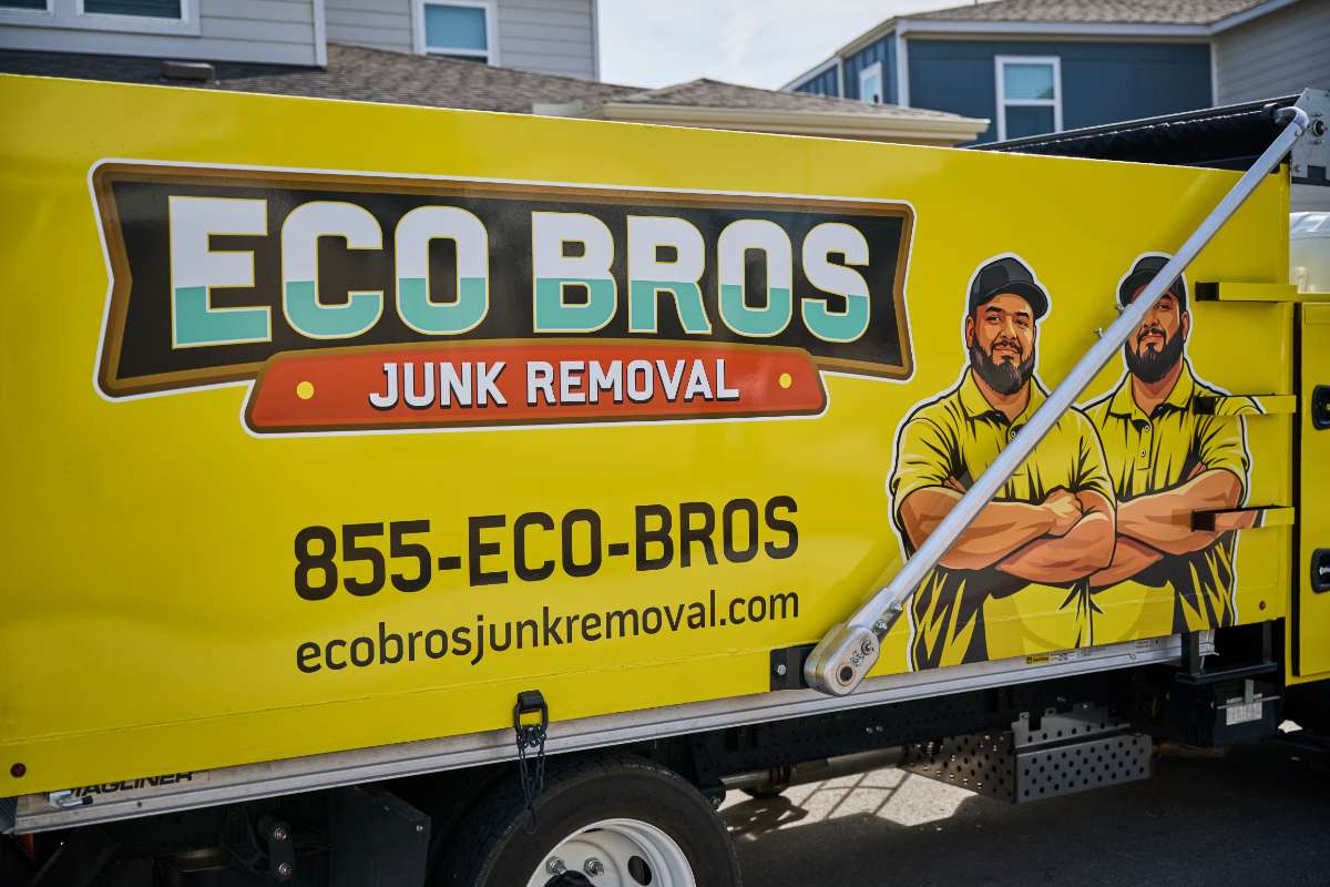 Eco Bros Junk Removal crew in McNeil