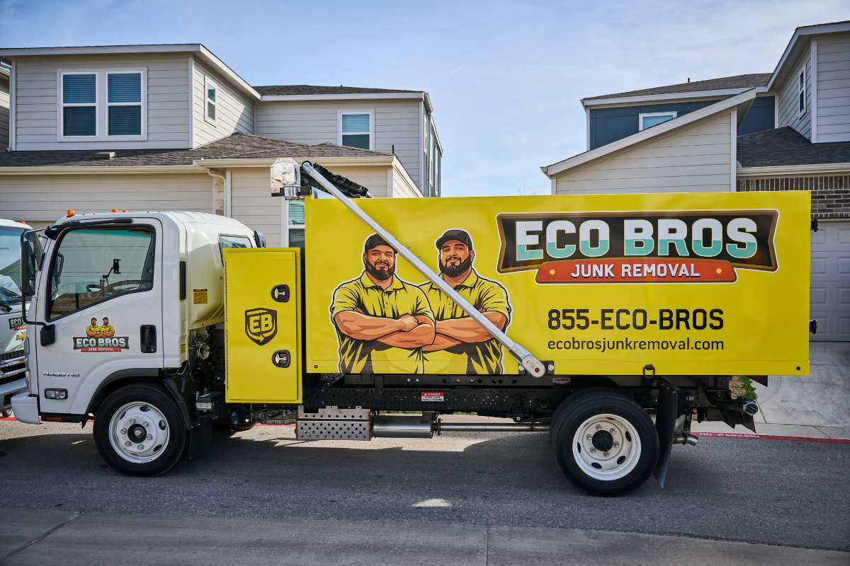 Eco Bros Junk Removal crew in Staples