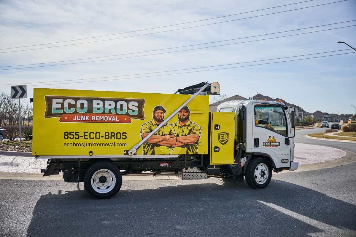 Eco Bros Junk Removal crew in Manor